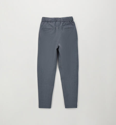 Pantaloni eleganti ragazzo GRIGIO SCURO-3846