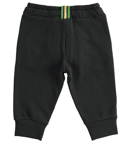 Pantaloni felpati bambino - da 9 mesi a 8 anni iDO NERO-0658