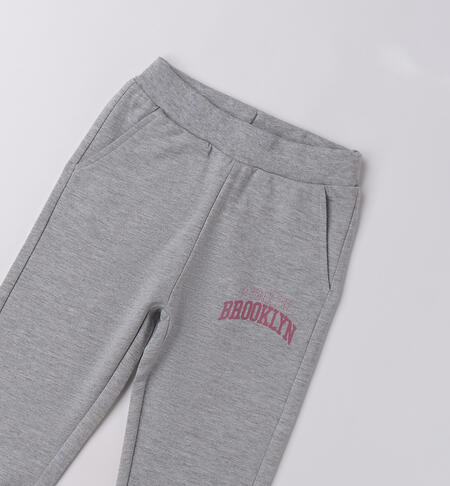 Pantaloni iDO bambina GRIGIO MELANGE-8992
