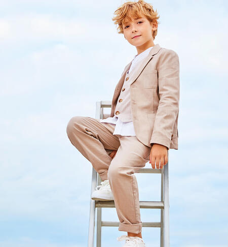 Pantaloni iDO da ragazzo BEIGE