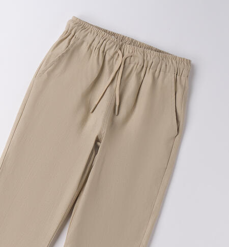 Pantaloni iDO da ragazzo BEIGE-0436