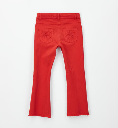 Pantaloni iDO per bambina ROSSO-2256