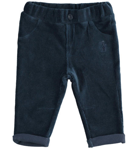 Pantaloni in ciniglia bimbo - da 1 a 24 mesi iDO  NAVY-3885