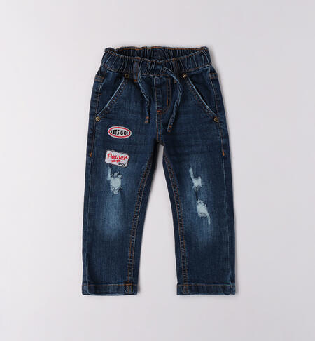 Pantaloni jeans bambino  STONE WASHED-7450