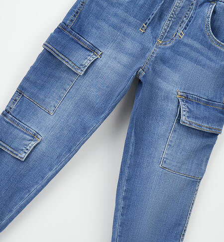 Children's jeans STONE WASHED CHIARO-7400