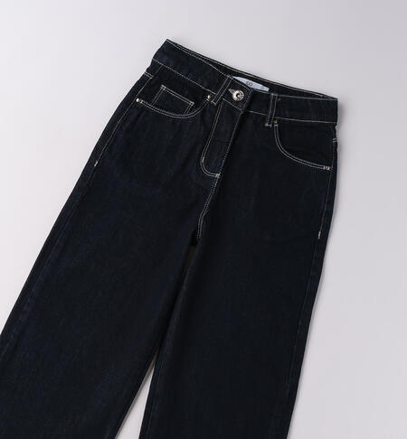 Pantaloni jeans ragazza NAVY-7775