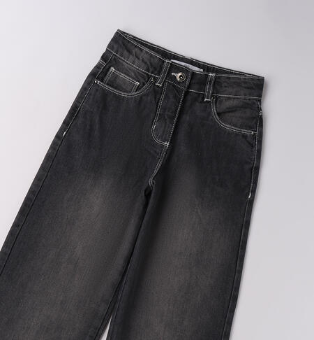 Pantaloni jeans ragazza STONE BLACK-7996
