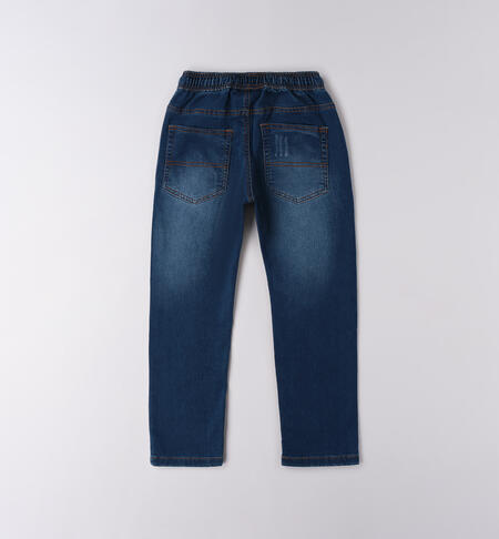 Pantaloni jeans ragazzo  STONE WASHED CHIARO-7400