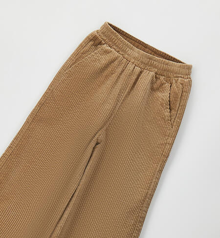 Wide leg trousers for girls BISCOTTO-0946