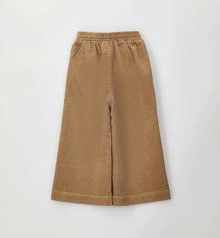 Wide leg trousers for girls BISCOTTO-0946