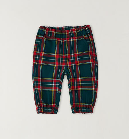 Pantaloni neonato Natalizi VERDE