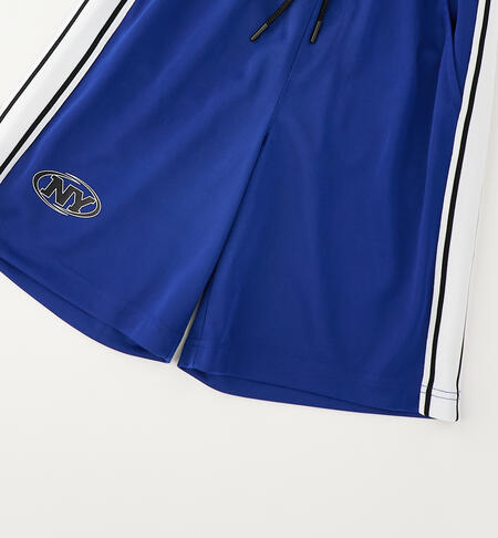 Pantaloni over corti ragazzo BLU-3766