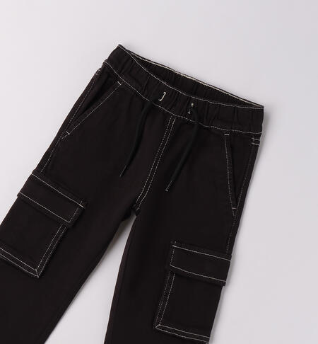 Pantaloni per bambino iDO NERO-0658