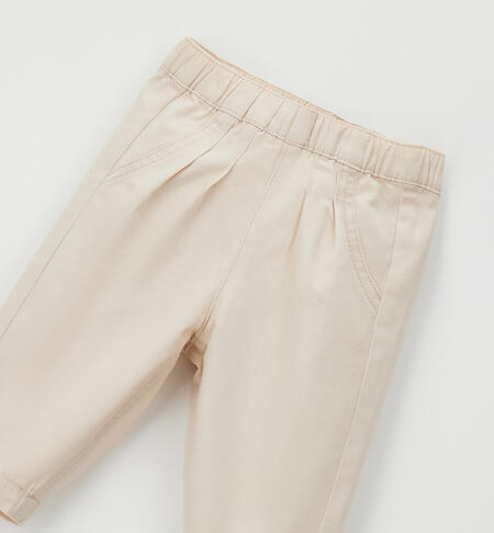 Pantaloni per neonata BEIGE-0434