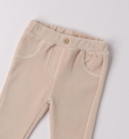 Baby girl trousers ECRU'-0164