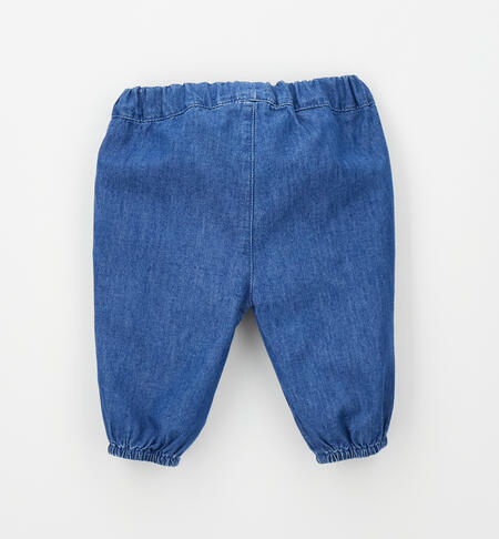iDO baby girl pants STONE WASHED CHIARO-7400