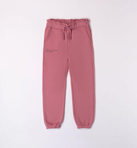 iDO trousers for girls from 8 to 16 years MAUVE-3023