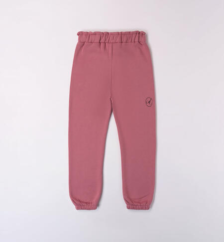 iDO trousers for girls from 8 to 16 years MAUVE-3023