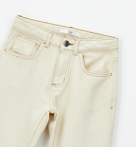 Boys' trousers ECRU-0124