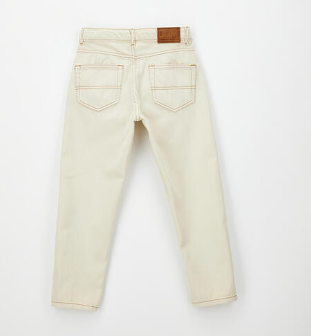 Boys' trousers ECRU-0124