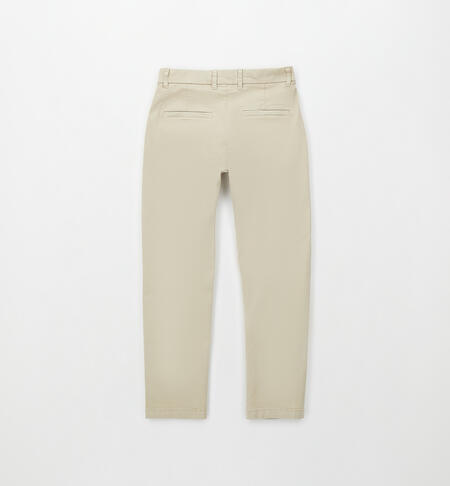 Smart trousers for boys BEIGE-0436