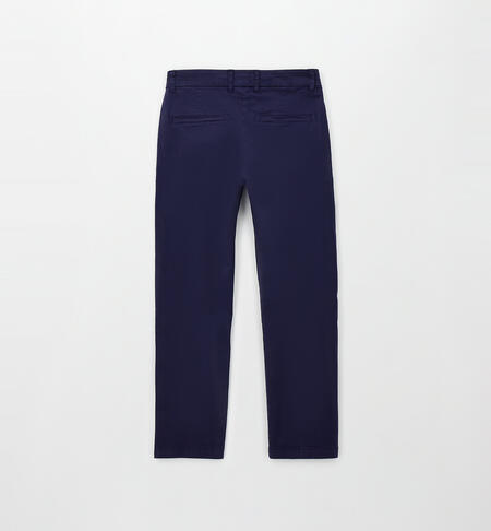 Smart trousers for boys NAVY-3854