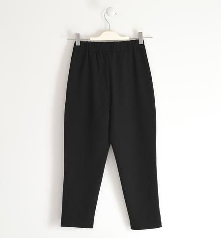 Girl¿s trousers with drawstring  from 8 to 16 years by iDO NERO-0658