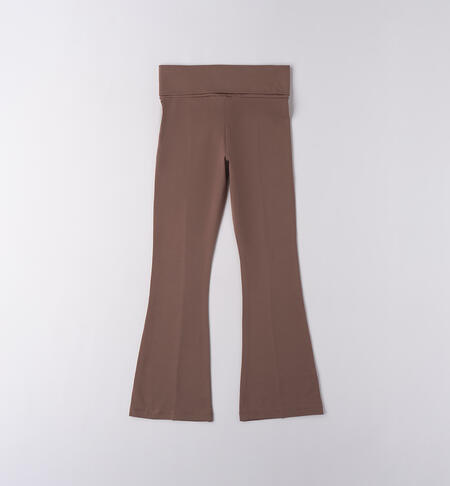 Pantaloni ragazza elasticizzati CACAO-0641