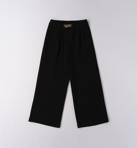 Pantaloni ragazza iDO NERO