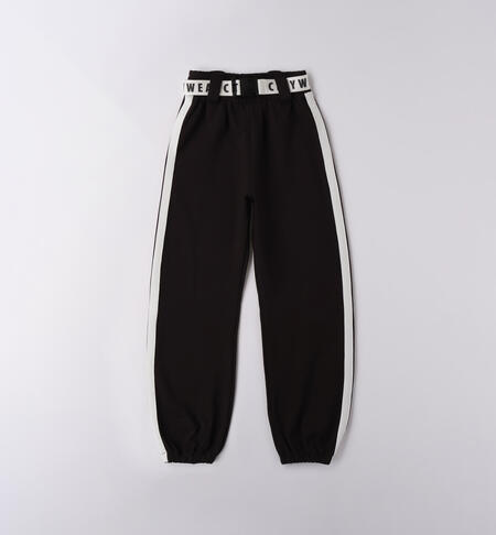 Pantaloni ragazza iDO NERO-0658