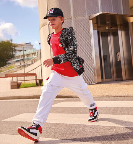 Pantaloni ragazzo 100% cotone BIANCO