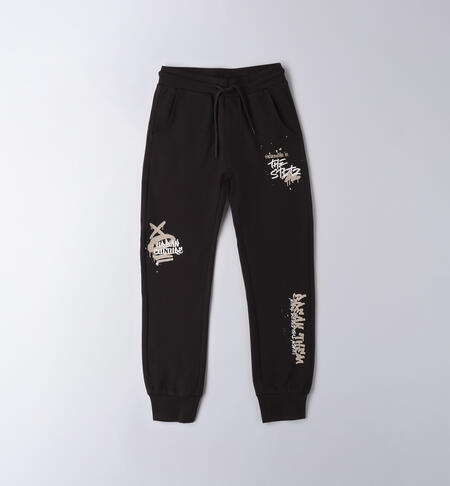 Pantaloni ragazzo iDO NERO