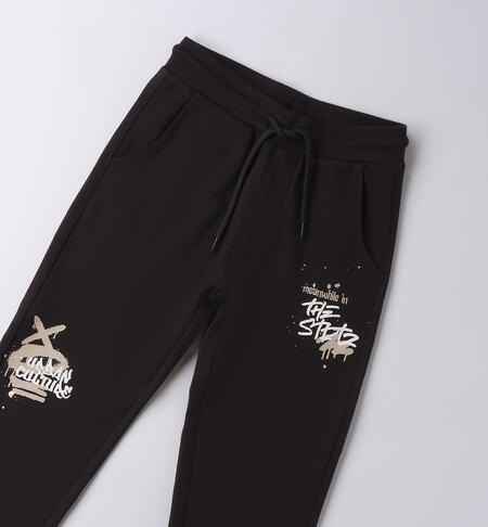Pantaloni ragazzo iDO NERO-0658