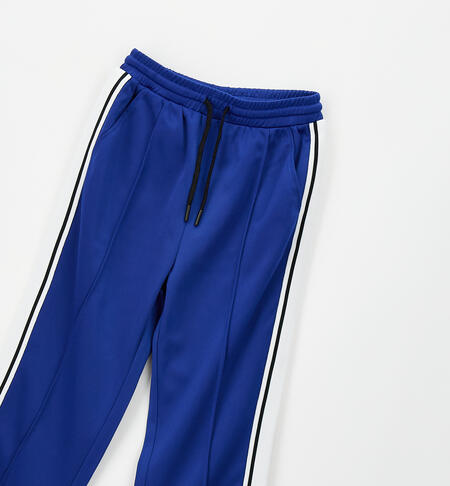 Pantaloni ragazzo sportivi BLU-3766