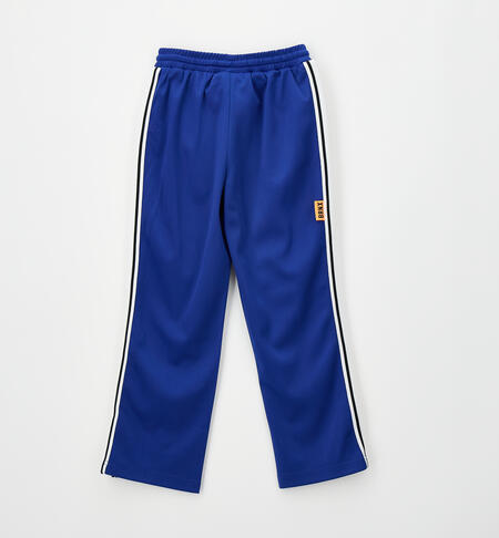 Pantaloni ragazzo sportivi BLU-3766