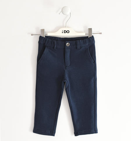 Slim fit trousers for boys from 9 months to 8 years iDO NAVY-3885
