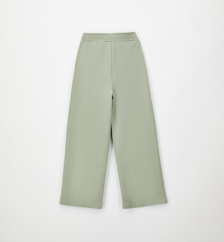 Pantaloni sportiva per ragazza VERDE MILITARE-4836