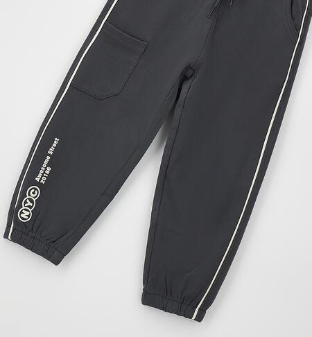 Pantaloni sportivi bambino GRIGIO-0567