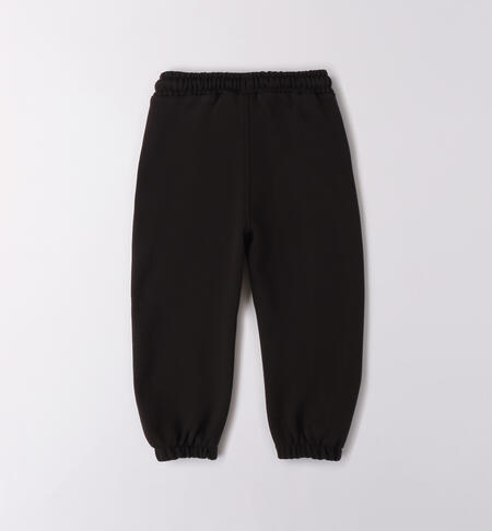 Pantaloni sportivi bambino NERO-0658