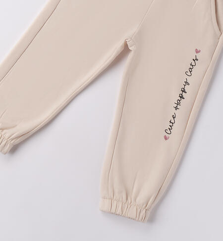 Pantaloni sportivi per bambina CRYSTAL GRAY-2911