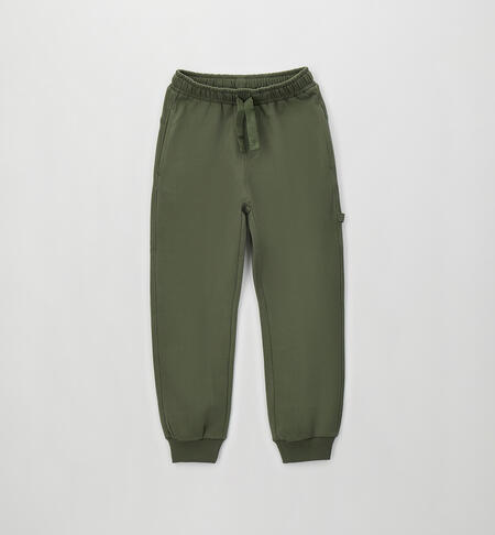 Boys' sports trousers GREEN