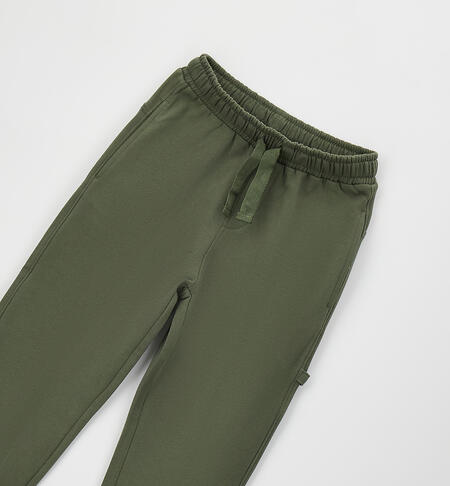 Pantaloni sportivi per ragazzo VERDE MILITARE-5554