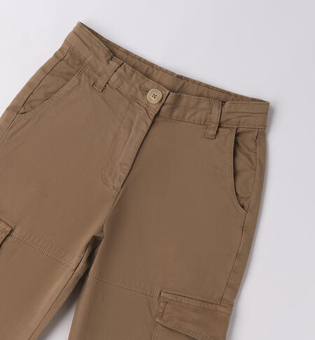 Pantaloni sportivi ragazza VERDE-0357