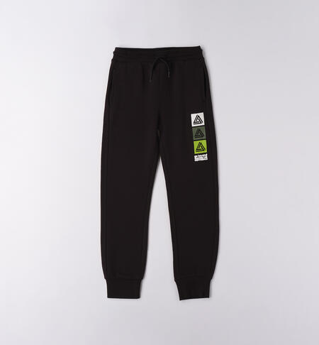 Pantaloni sportivi ragazzo NERO