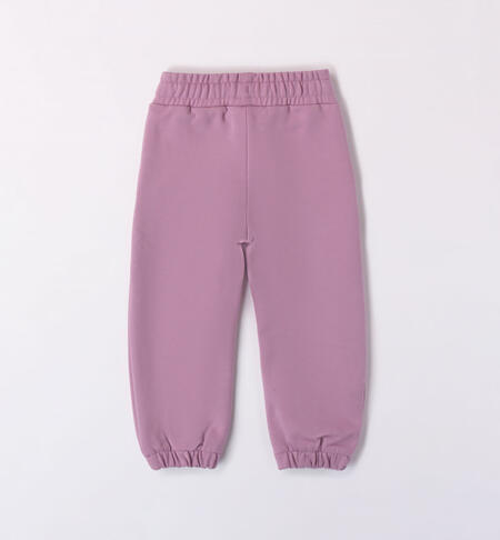 Pantaloni tuta bambina con stella da 9 mesi a 8 anni iDO VERY GRAPE-3113