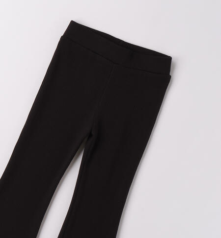 Pantaloni tuta bambina iDO NERO-0658