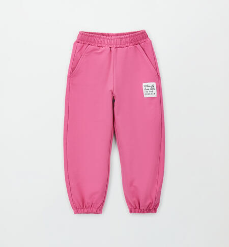Girls' jogging bottoms PINK
