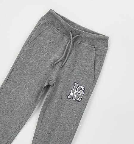 Pantaloni tuta bambino GRIGIO MELANGE-8970
