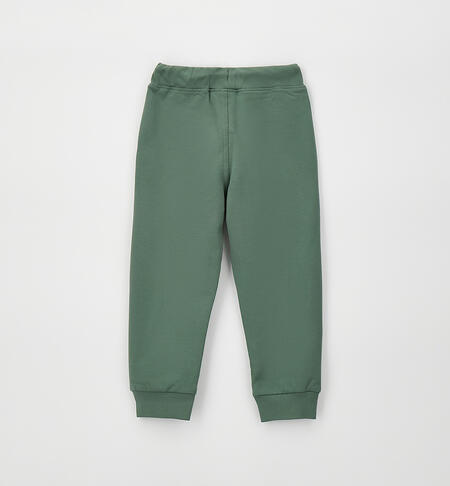 Pantaloni tuta bambino VERDE MILITARE-4717
