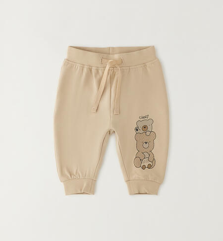 Pantaloni tuta bimbo BEIGE-0471